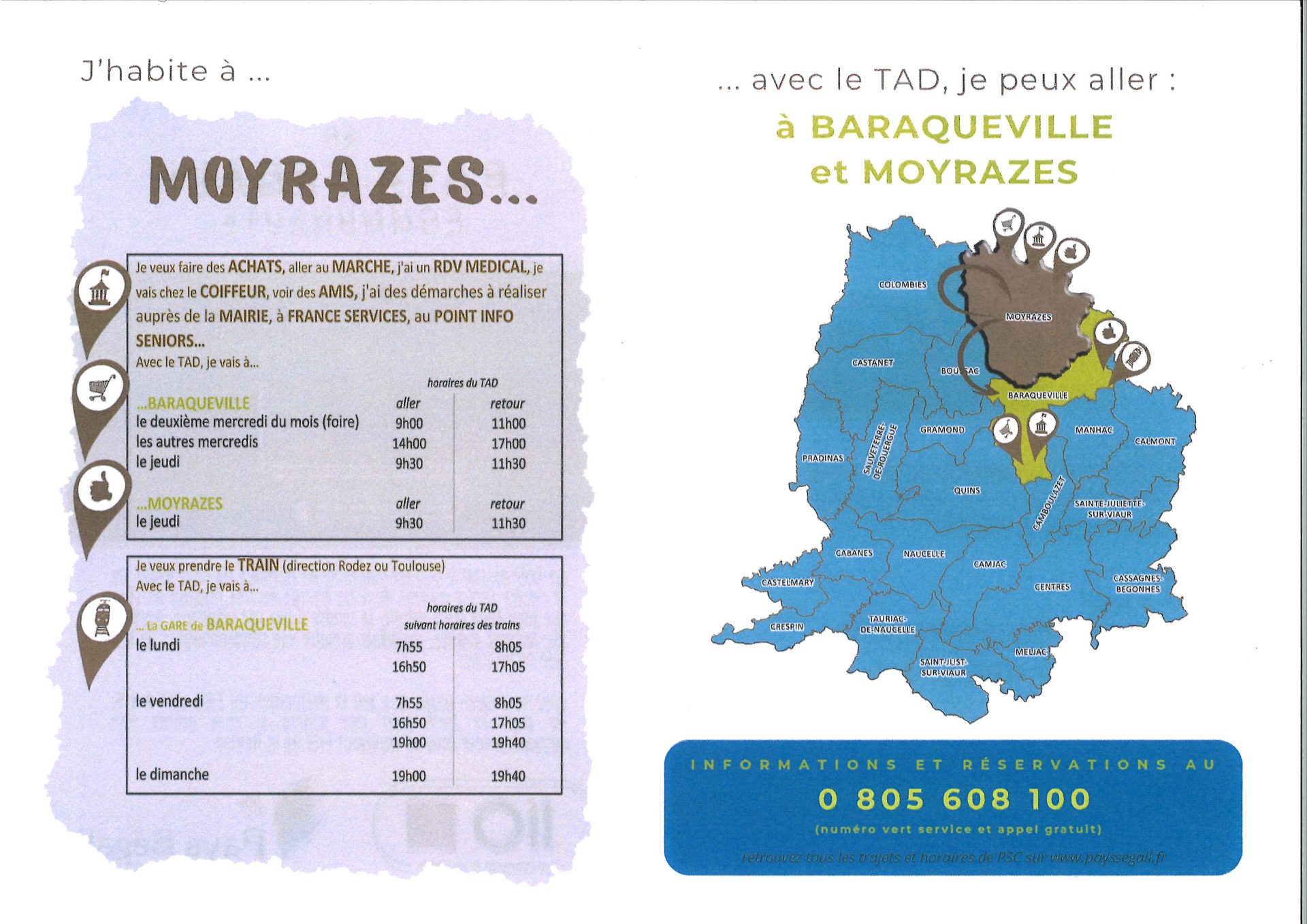 Lire la suite à propos de l’article Pays Ségali Communauté – Transport à la demande : reprise