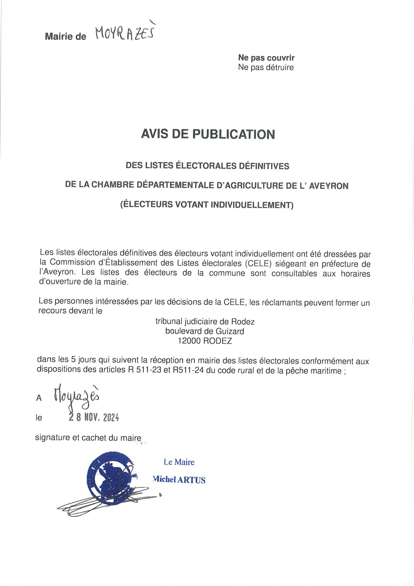 Lire la suite à propos de l’article Élection des membres des chambres d’agriculture